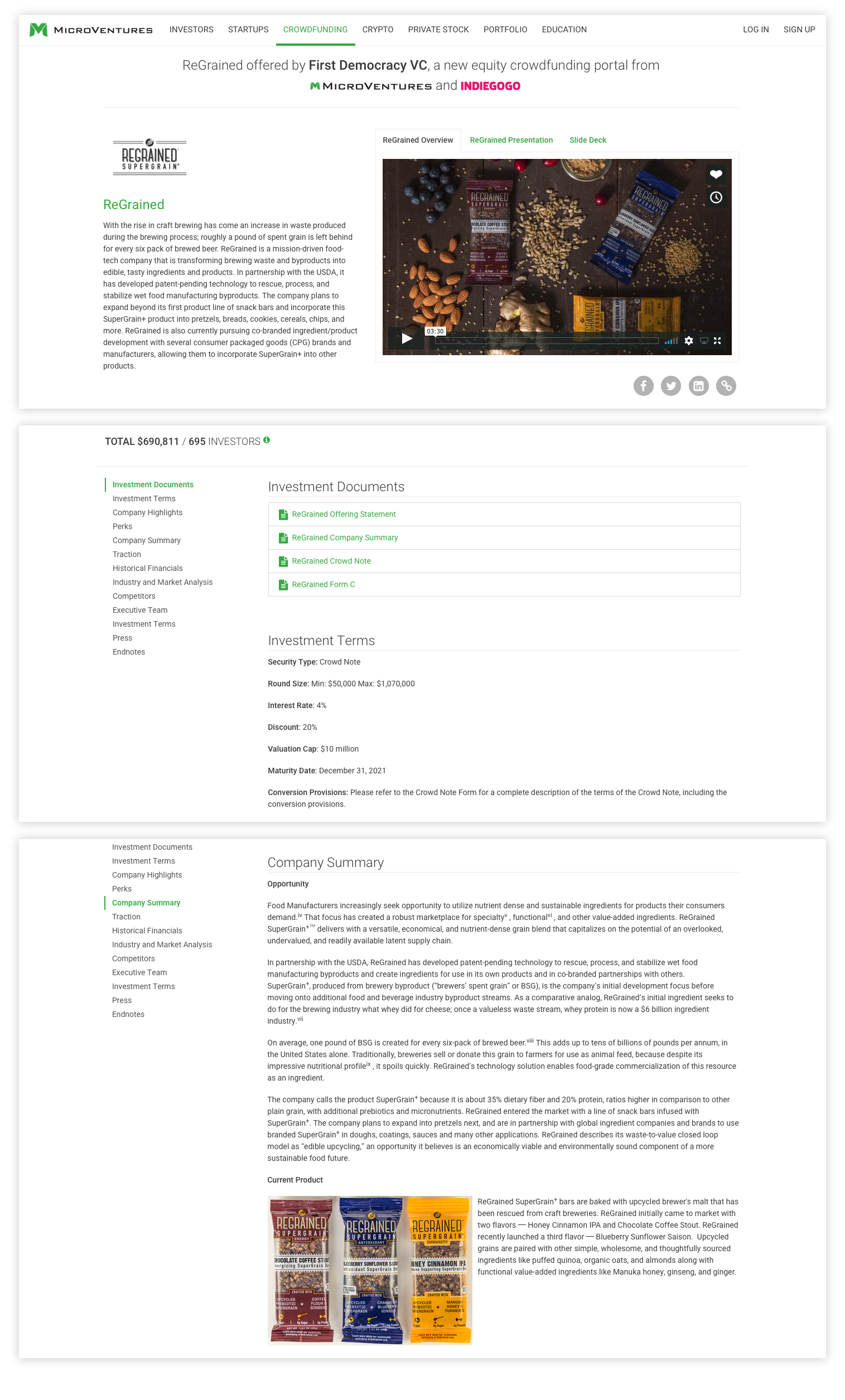 Układ kampanii na platformie Microventures Układ kampanii na platformie Microventures